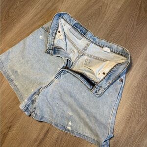 Vintage Levi’s 954 Jean Shorts Women 9 High Rise Light  90’s Orange Tab Denim